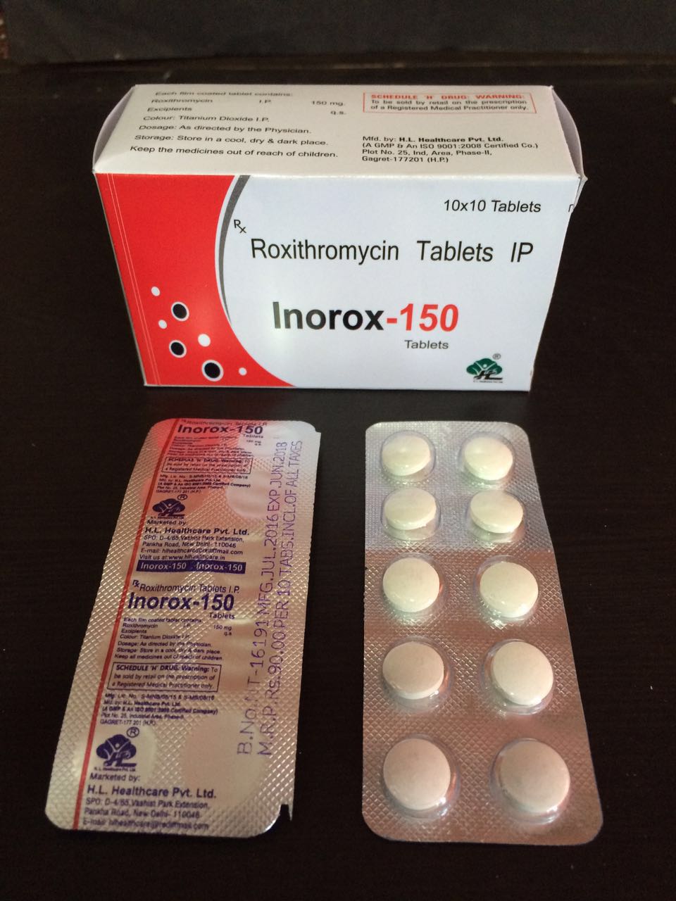 inorox-150 tablets hl health care
